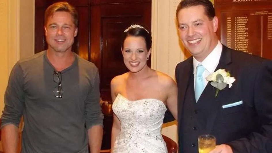 Brad Pitt : Guest au mariage de deux inconnus