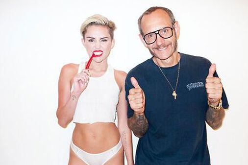 Miley Cyrus and Terry Richardson