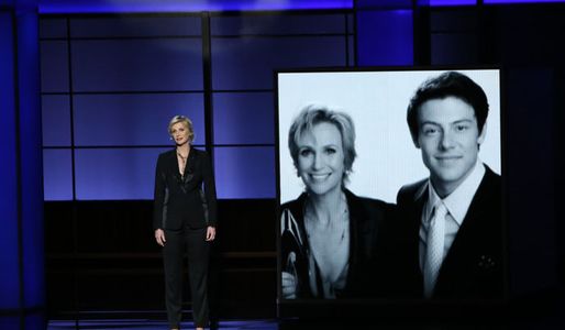 Jane Lynch pays tribute to Cory Monteith