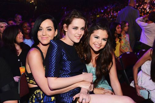 Katy Perry, Kristen Stewart and Selena Gomez