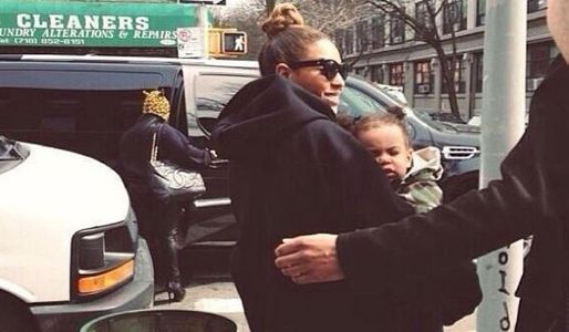 Beyoncé Knowles and Blue Ivy