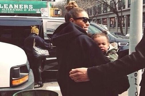 Beyoncé Knowles and Blue Ivy