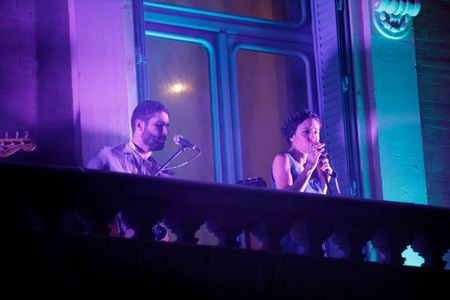 Fuel Fandango en su actuación en el Arthur Guinness Day en Madrid.