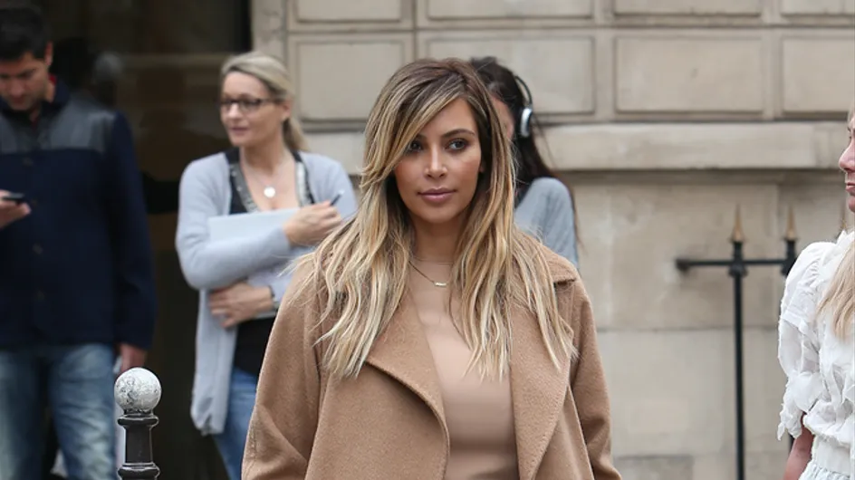 Kim Kardashian : Resplendissante à Paris pour la Fashion Week (Photos)
