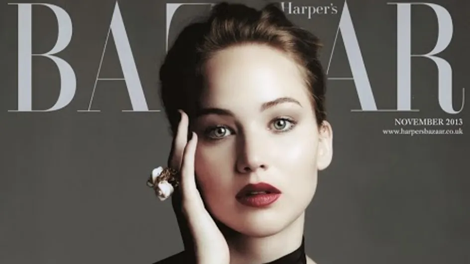 Jennifer Lawrence, élégante en couverture du Harper's Bazaar UK