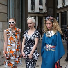 Fashion Week : Street Style coloré au défilé Jean-Charles de Castelbajac (Photos)