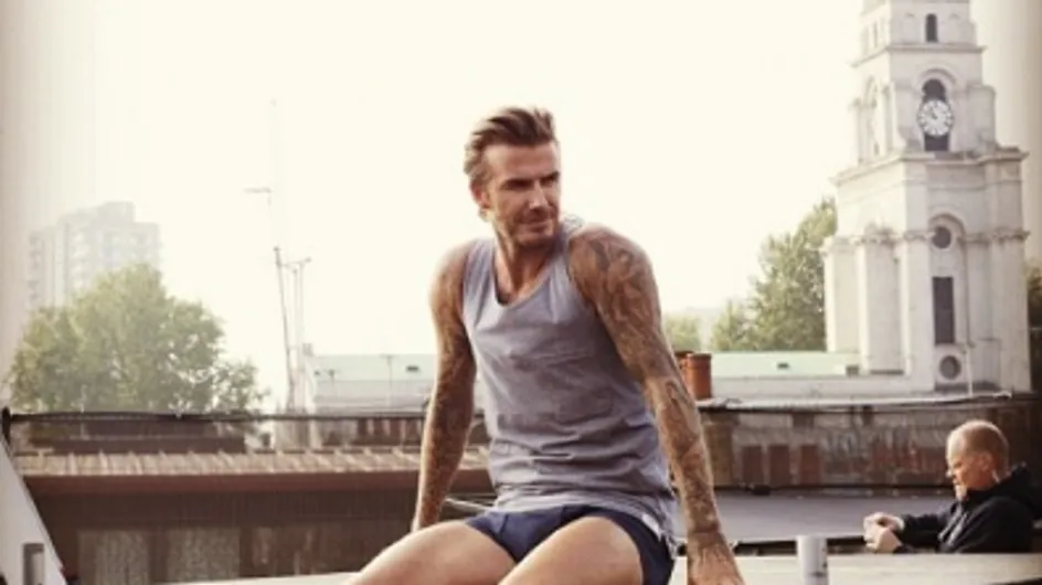 David Beckham : Toujours très sexy en sous-vêtements pour H&M
