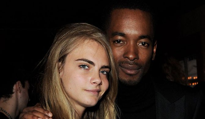 Cara Delevingne and Aki Omoshaybi