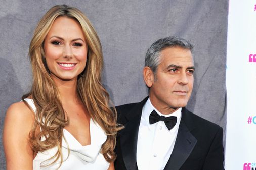 Stacy Keibler and George Clooney
