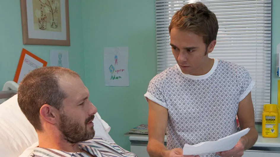 Coronation Street 13/10 - David opens the DNA results letter