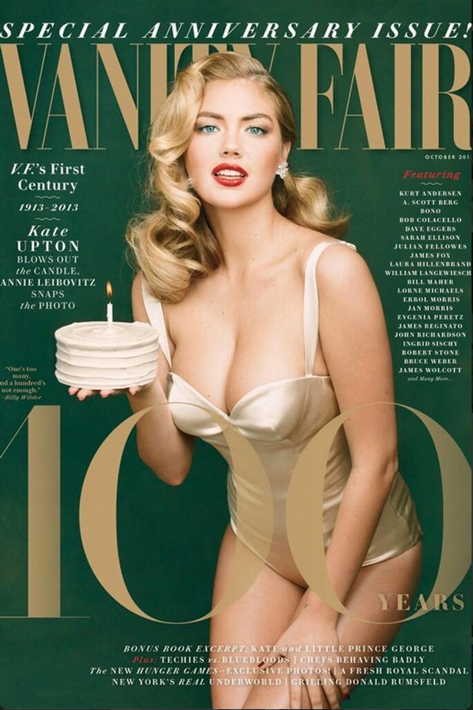 Kate Upton auf dem Cover der 'Vanity Fair'
