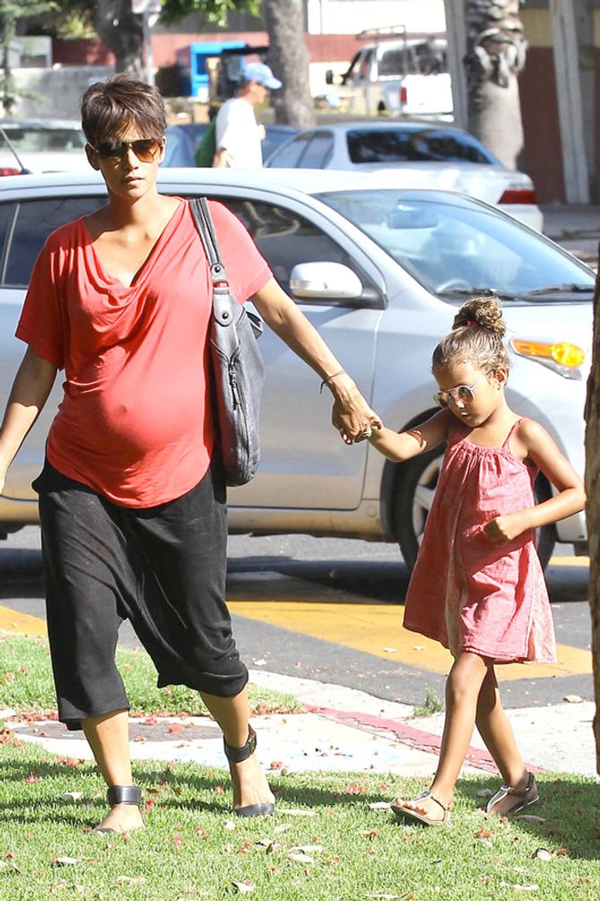 Halle Berry and her daughter Nahla