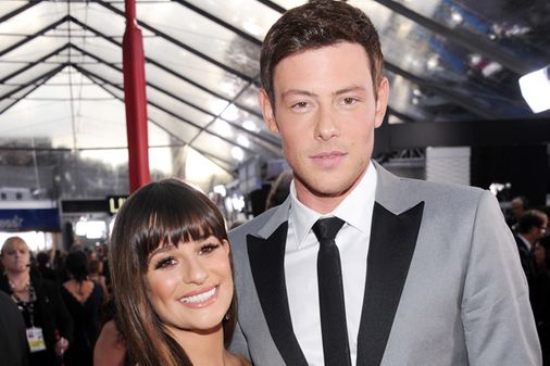 Lea Michele and Cory Monteith