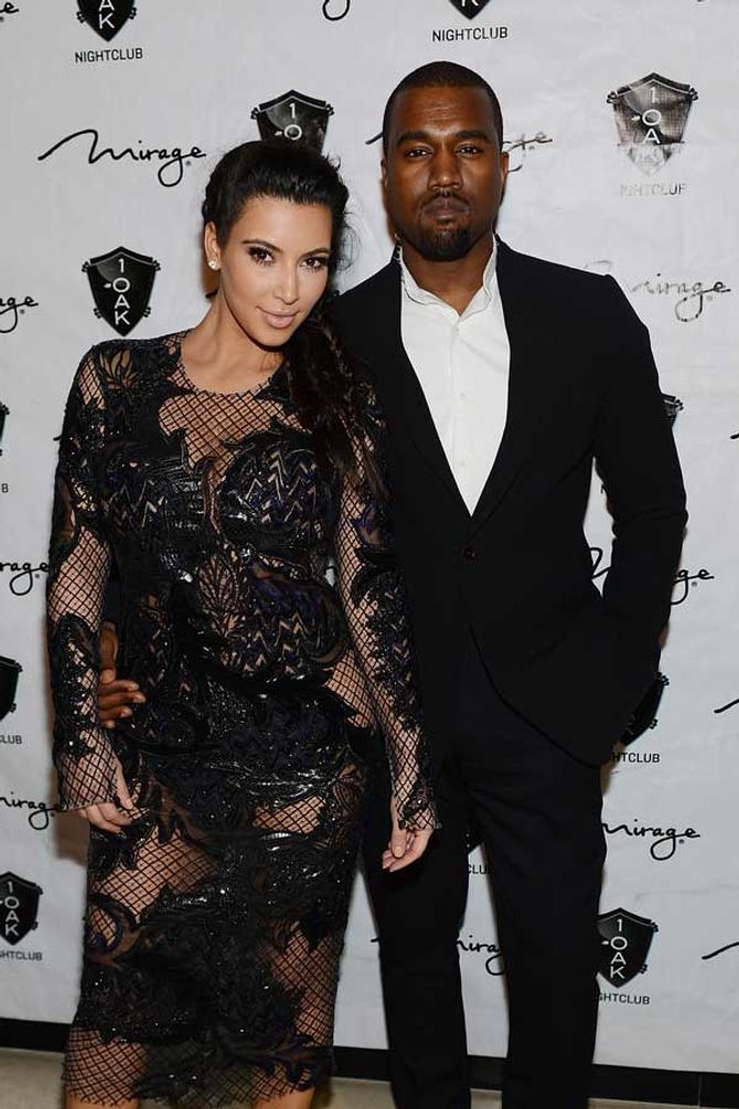 Kim Kardashian and Kanye West