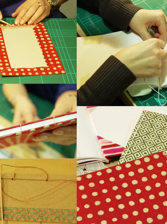 Iníciate en las técnicas "Do it Yourself" de cosido japonés y stencil