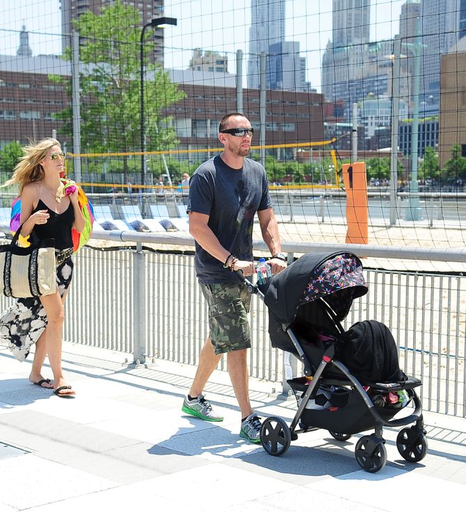 Heidi Klum, Martin Kirsten & der gefährliche Kinderwagen