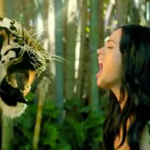 PETA slam Katy Perry for using live animals in the video for hit single Roar