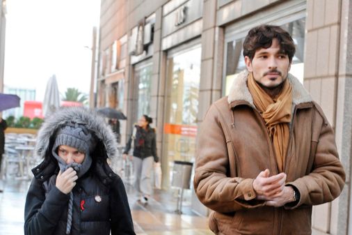 Andrés Velencoso y Kylie Minogue