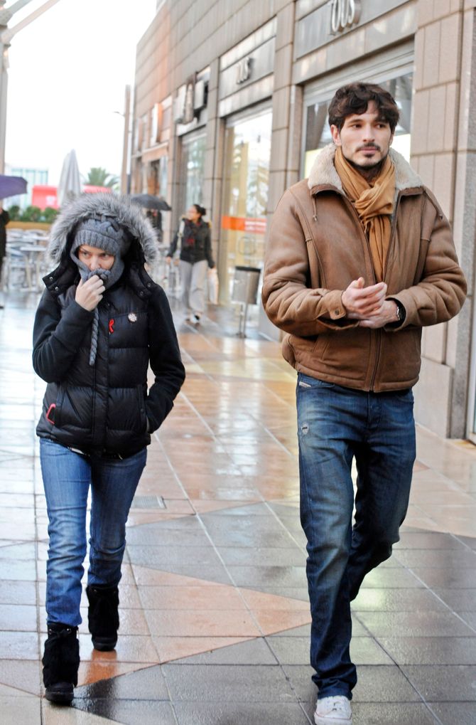 Andrés Velencoso y Kylie Minogue