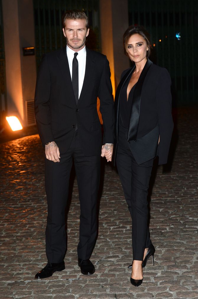 Victoria y David Beckham
