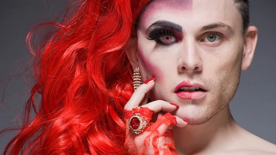 Des portraits de drag queens avant et après maquillage