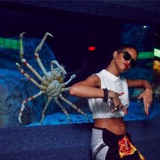 Rihanna : Comme un poisson dans l'eau (Photos)