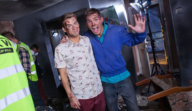 PJ Brennan and Kieron Richardson