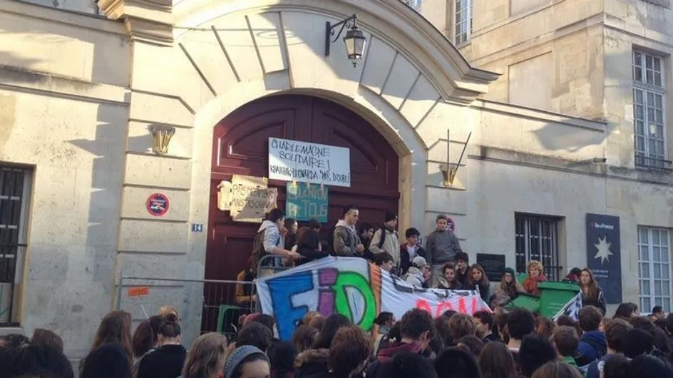 Les lycéens mobilisés contre les expulsions de Leonarda et Khatchik