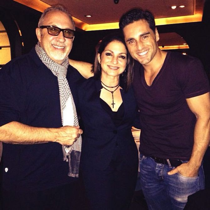 David Bustamante, Gloria y Emilio Estefan