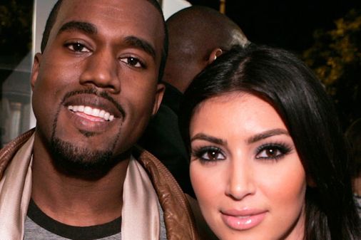 Kanye West and Kim Kardashian