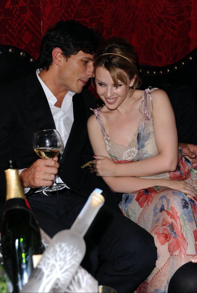Kylie Minogue y Andrés Velencoso