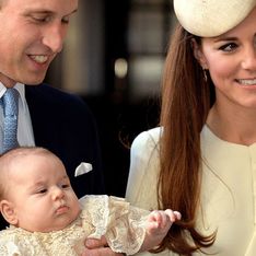 Prince William and Kate Middleton are proud parents at George's christening