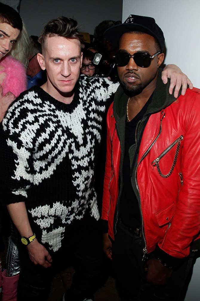 Jeremy Scott with Kanye West