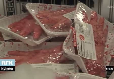 Norvège : Des morceaux de corps humain vendus en boucherie