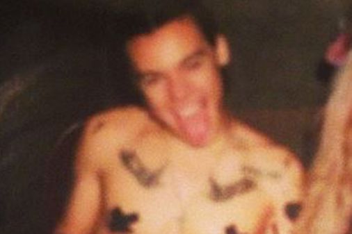 Harry Styles dressed as Miley Cyrus