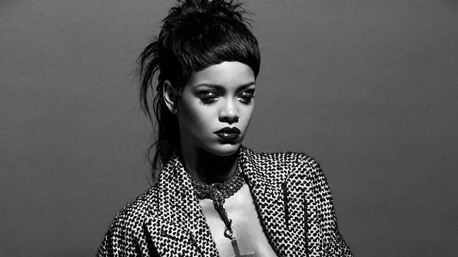 Rihanna goes glam goth for 032c magazine photo shoot