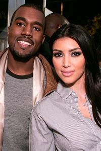 Kanye West and Kim Kardashian