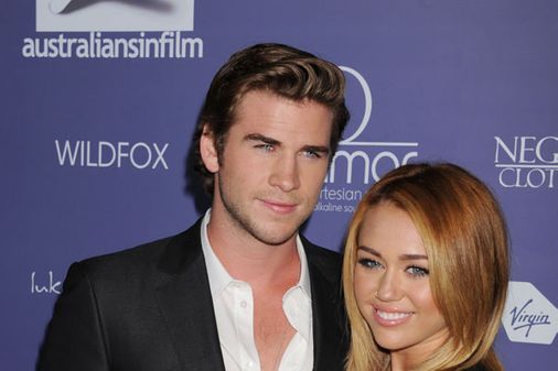 Liam Hemsworth and Miley Cyrus
