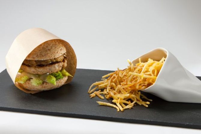 Hamburguesa gourmet de foie