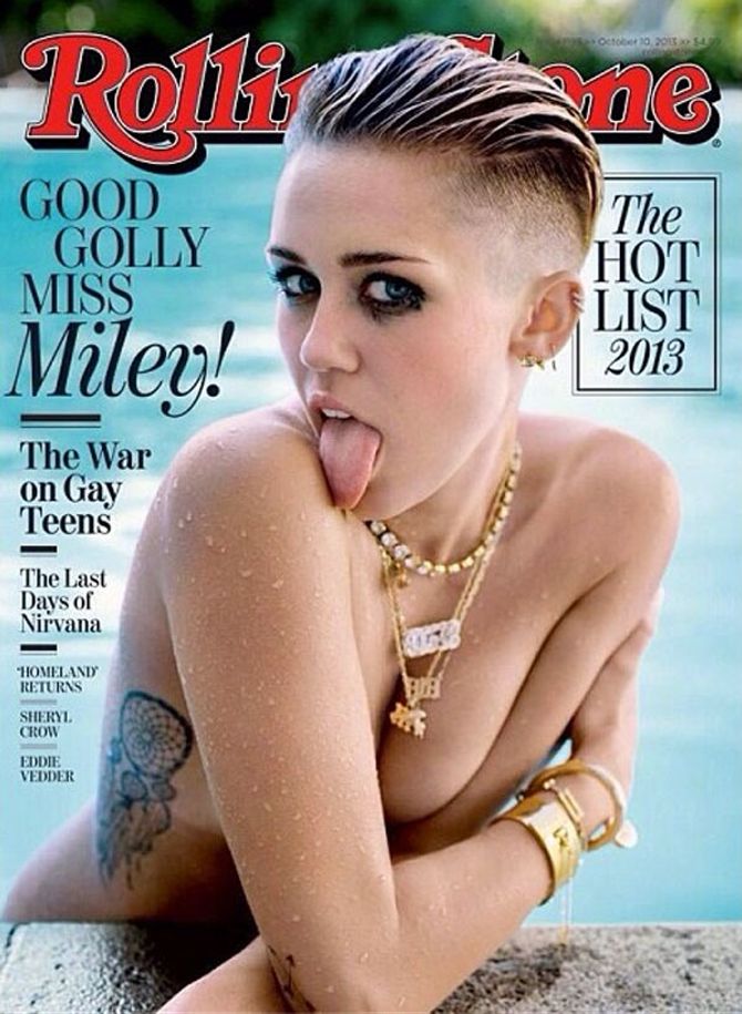 Miley Cyrus auf dem Cover des 'Rolling Stone'