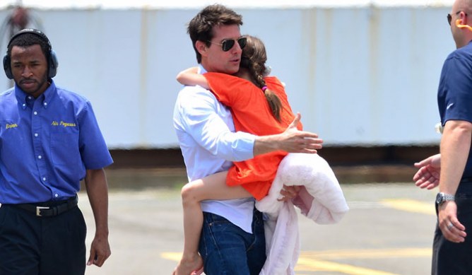 Tom Cruise and Suri Cruise