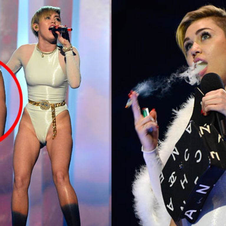 Miley Cyrus Kiffen Cameltoe Bei Den Mtv Europe Music Awards.
