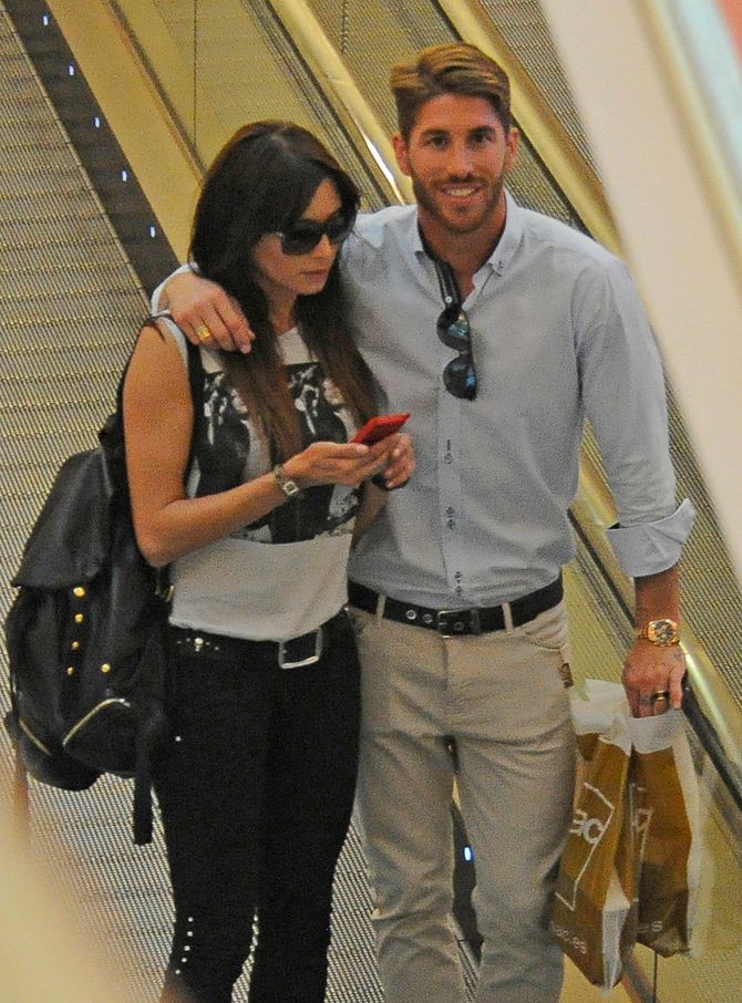 Pilar Rubio y Sergio Ramos