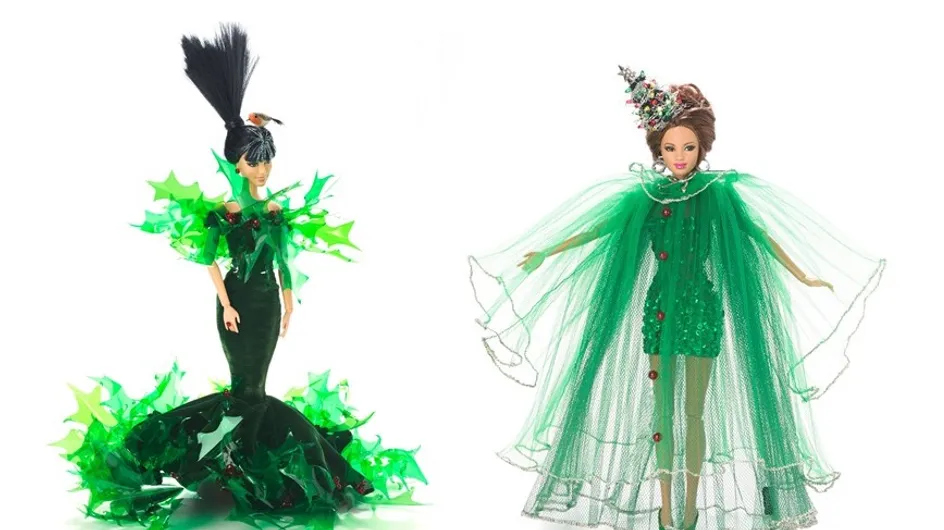 Barbie ® : Relookée de la tête aux pieds pour les fêtes de Noël (Photos)