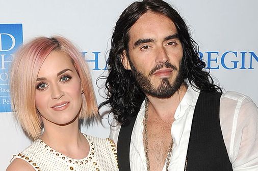 Katy Perry and Russell Brand