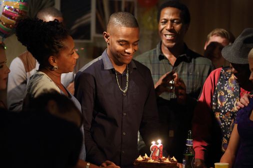 Dexter makes a birthday speech