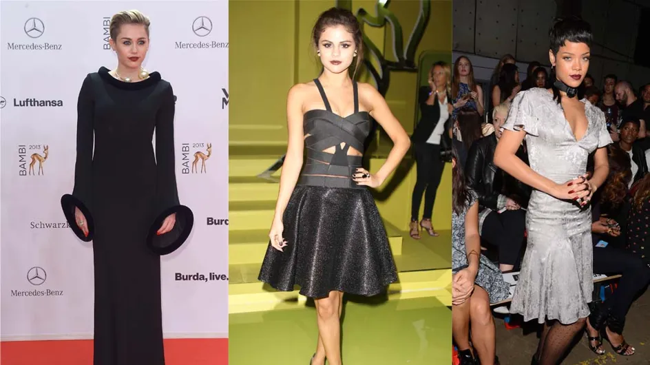 Miley Cyrus, Selena Gomez et Rihanna craquent pour la tendance gothique