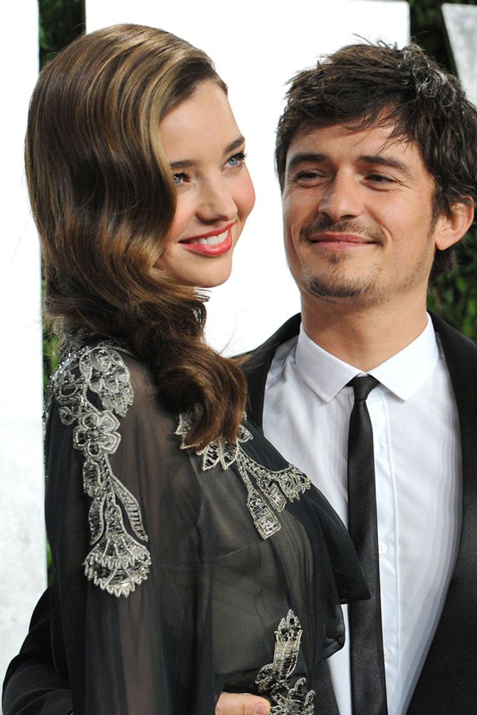 Miranda Kerr and Orlando Bloom