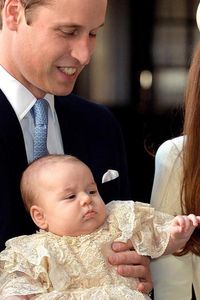Prince William and baby George