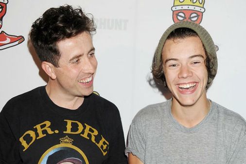 Harry Styles and Nick Grimshaw